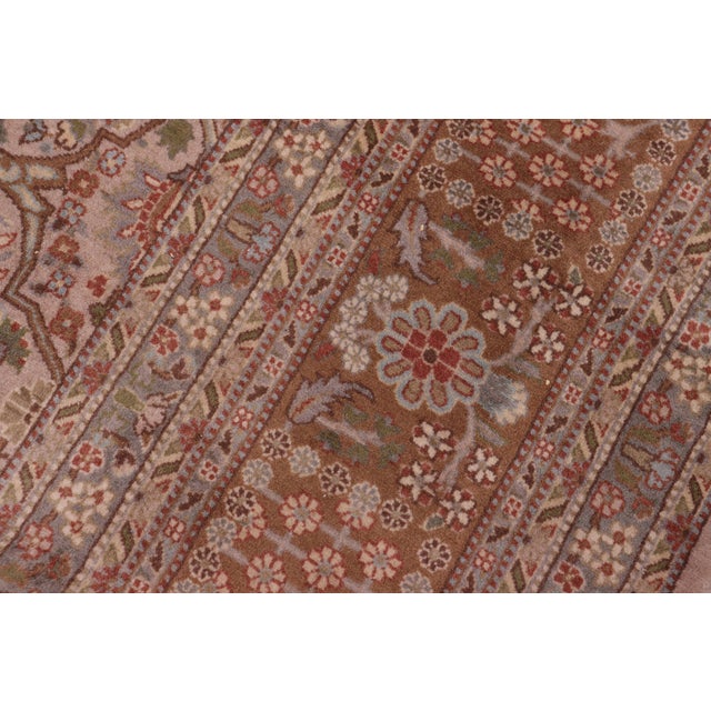 Intricate Tabriz Pak-Persian Gray/Copper Wool Rug - 8'1'' X 10'3'' For Sale In New York - Image 6 of 9