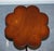 Antique Style Tilt Top Wine Side Table with Piecrust Top For Sale - Image 9 of 16