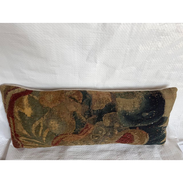17th Century Flemish Verdure Fruit Lumbar Pillow For Sale In Los Angeles - Image 6 of 7