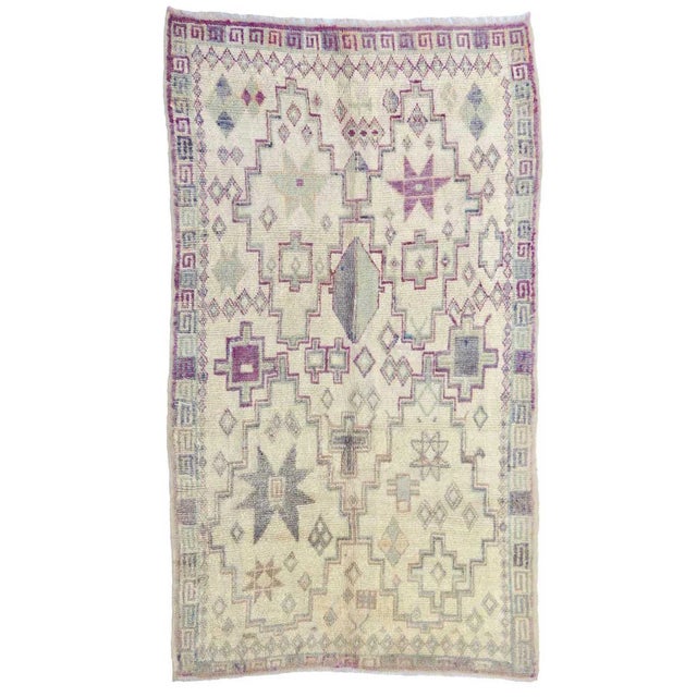 1970s Vintage Boujad Rug For Sale - Image 12 of 12