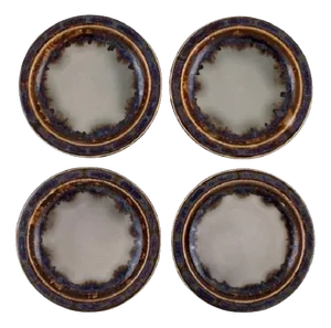 Glazed Stoneware Butter Pads Mexico by Bing & Grøndahl, Set of 4
