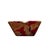 Mid-Century Louçarte Hand-Painted Ceramic Ashtray, Portugal For Sale - Image 4 of 5