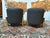 Design Plus Gallery presents a Pair of Oscar Stools from CoCo Republic. The stools have a distinct tripod leg...