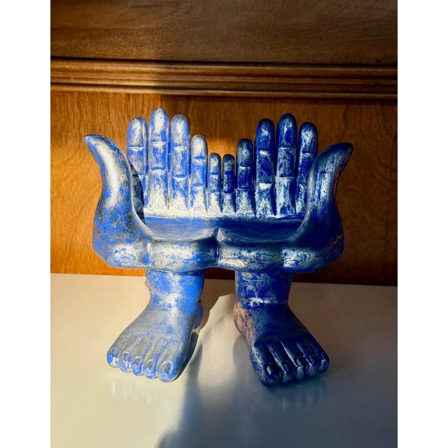 Rare Joined Hand and Foot Surrealism Sculpture by Pedro Friedeberg For Sale - Image 10 of 11