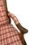 Wood Pair of Late 20th Century French Country Louis XV Arm Chairs With Plaid Upholstery For Sale - Image 7 of 12