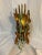 Early 20th Century Asian Gold Florentine Carved Wooden Hand Server For Sale - Image 4 of 6