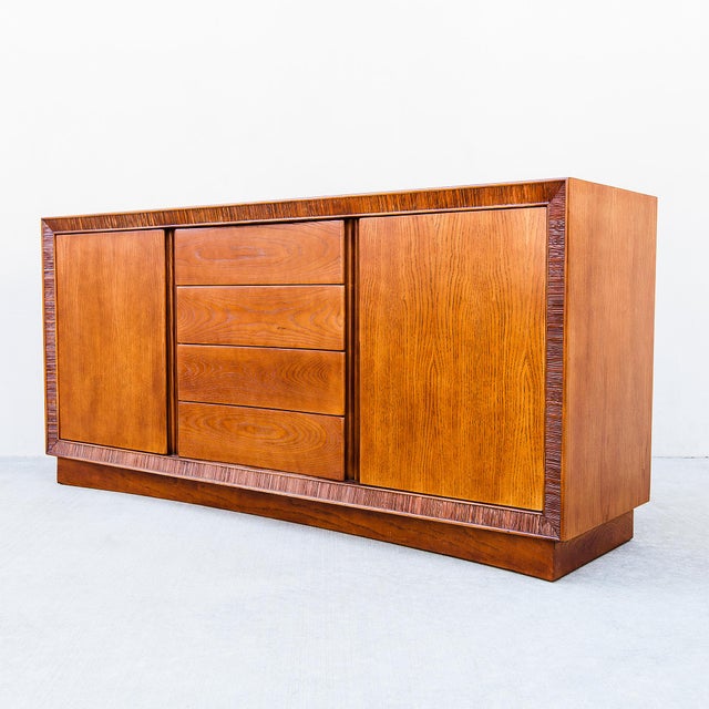 Restored 1950s Mid Century Modern Ash Sideboard by Paul Frankl for Brown Saltman For Sale - Image 18 of 18