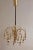 Vintage German 16-Light Chandelier with Gold-Colored Metal Frame from TZ Leuchten, 1970s For Sale - Image 4 of 8