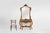 An opulent French console table from the 1970s, crafted in the Louis XV style with exuberant Baroque influences. The base...