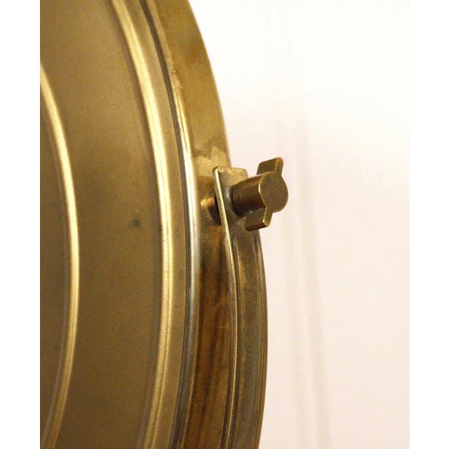 Modern Swedish Brass Table Mirror, 1950s For Sale - Image 6 of 8