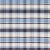 Schumacher Heidi Check Fabric In Indigo For Sale