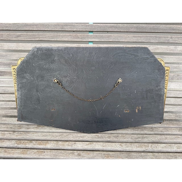 Art Deco Bevelled Mirror with Metal Frame, 1920s For Sale - Image 10 of 11