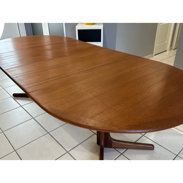 Scandinavian Extendable Dining Table in Teak attributed to Niels Otto (N. O.) Møller for CS Mobelfabrik, Denmark, 1960 For Sale - Image 9 of 18