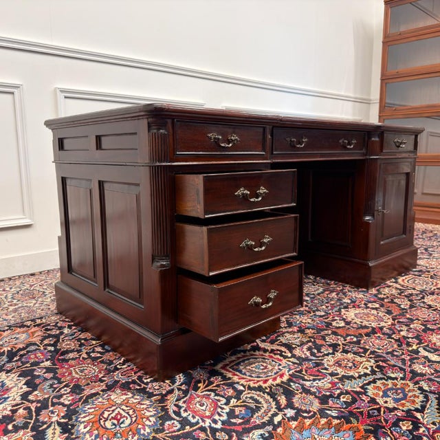 Classic English Desk with Backboard For Sale - Image 10 of 18
