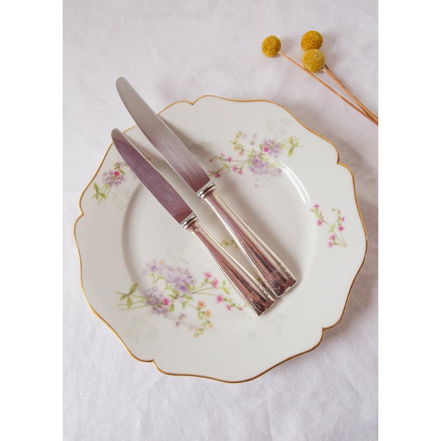Art Deco Table and Starter Knife Set for 12 from F. Frionnet, 1930-1940s, Set of 24 For Sale - Image 4 of 8