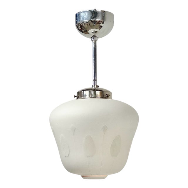 Mid-Century Swedish Modern Opaline Glass Pendant, 1950s-1960s For Sale