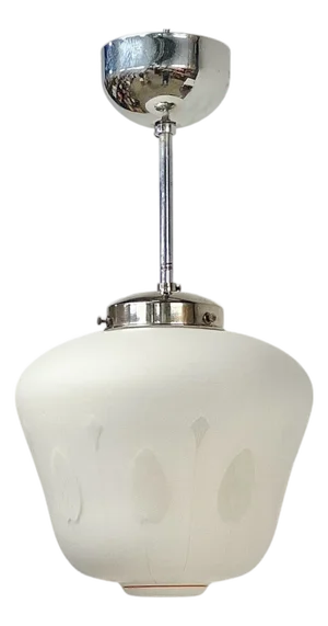 Mid-Century Swedish Modern Opaline Glass Pendant, 1950s-1960s