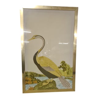 Silk Tapestry by Fabbriziani & Calandra, 1970s For Sale