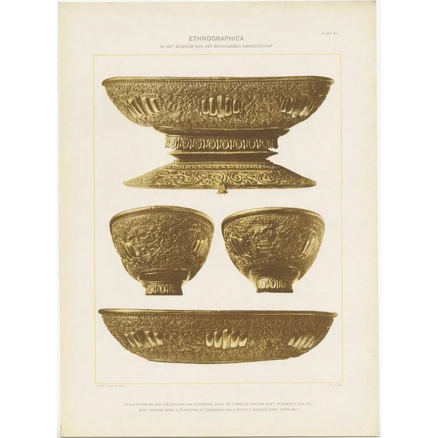 J. W. Teillers, Ethnographic Items of Batavia, 1910, Paper, Set of 12 For Sale - Image 13 of 14