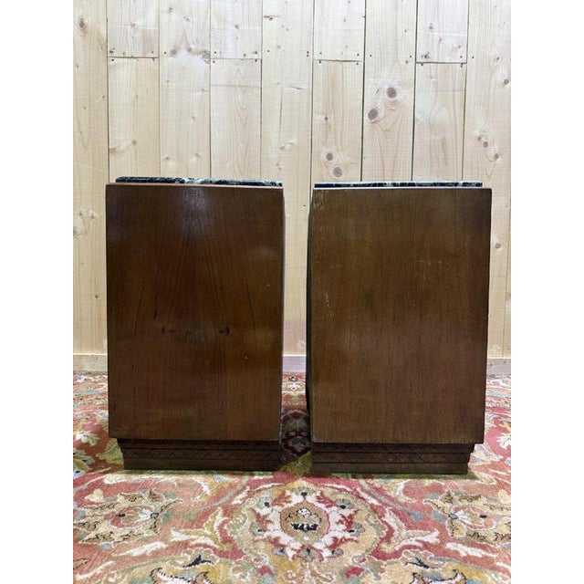Art Deco Bedside Tables, Set of 2 For Sale - Image 6 of 7