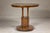 Mid-Century Modern Midcentury Round Top Side Table with Column Supports and Tambour Base For Sale - Image 3 of 12