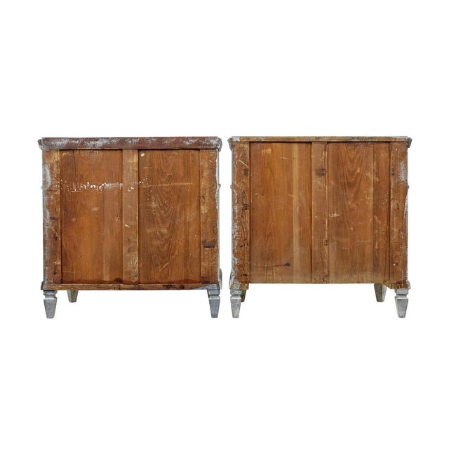 Late 19th Century Swedish Gustavian Chests of Drawers, 1880, Set of 2 For Sale - Image 5 of 12