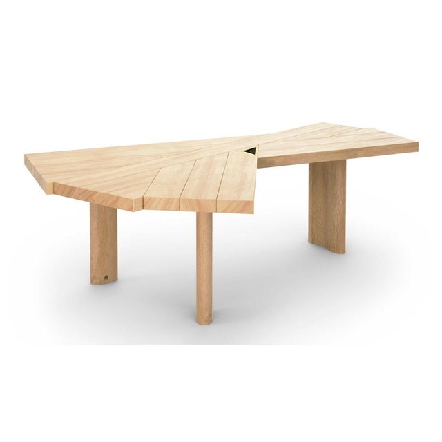 Charlotte perriand ventaglio natural oak work table for cassina simple but flawless assembly, in which the individual...
