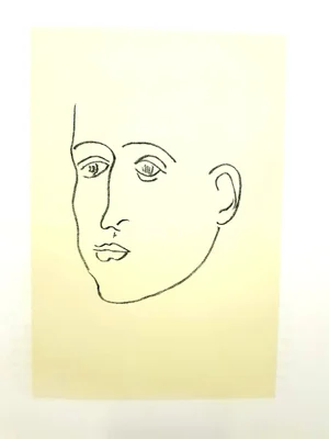 Original Lithograph - Henri Matisse - Apollinaire 1952