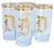 Art Deco Midcentury Gold-Pattern Highballs- Set of 4 For Sale - Image 3 of 3