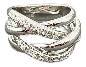 0.53 Ct Diamond Fashion Ring Size 6
