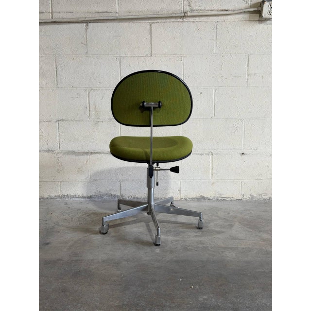 1950s Original Labofa Swivel Office Desk Chair by Jørgen Rasmussen Denmark For Sale - Image 4 of 10