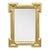 Vintage Italian Regency Silver & Gold Gilt Wood Frame Beveled Glass Wall Mirror For Sale