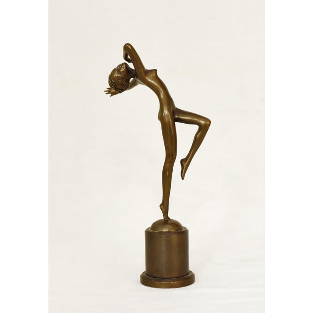 1920s Bronze Female Nude from Josef Lorenzl, 1920s For Sale - Image 5 of 12