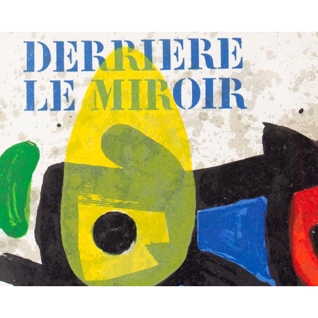 1970 Lithograph From "Derriere Le Miroir," No. 186 by Joan Miró For Sale In Indianapolis - Image 6 of 7