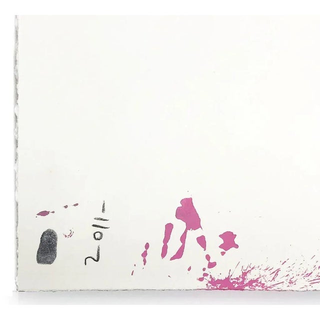 Street Art Mr. Brainwash Keep Creating - Pink, Hand Finished Screen Print, 2011, Framed For Sale - Image 3 of 4