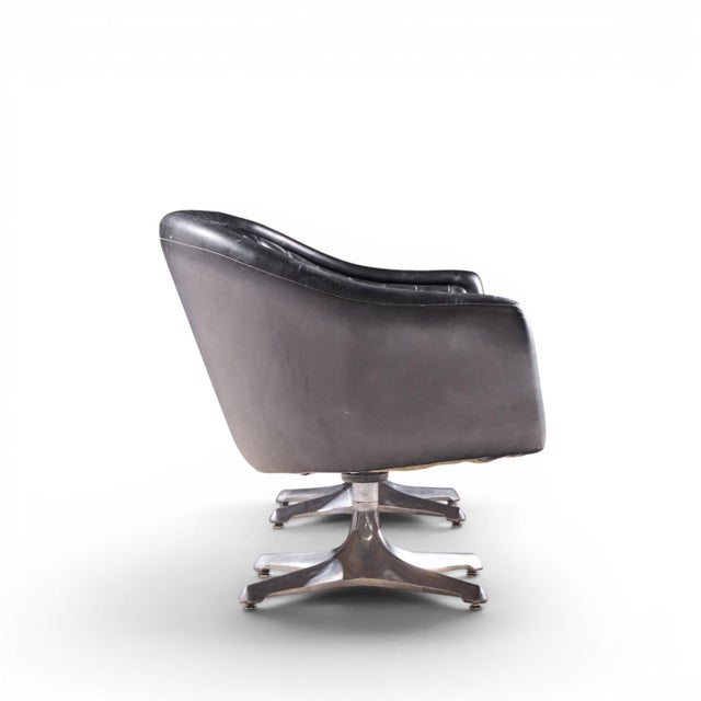 Silver Chromcraft Mid Century Tufted Sofa For Sale - Image 8 of 9