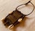 1920s Tuareg Leather Brass African Talisman Wall Hanging For Sale - Image 6 of 6