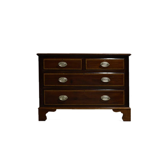 Early 20th Century American Federal Style Inlaid Mahogany Chest For Sale - Image 13 of 13