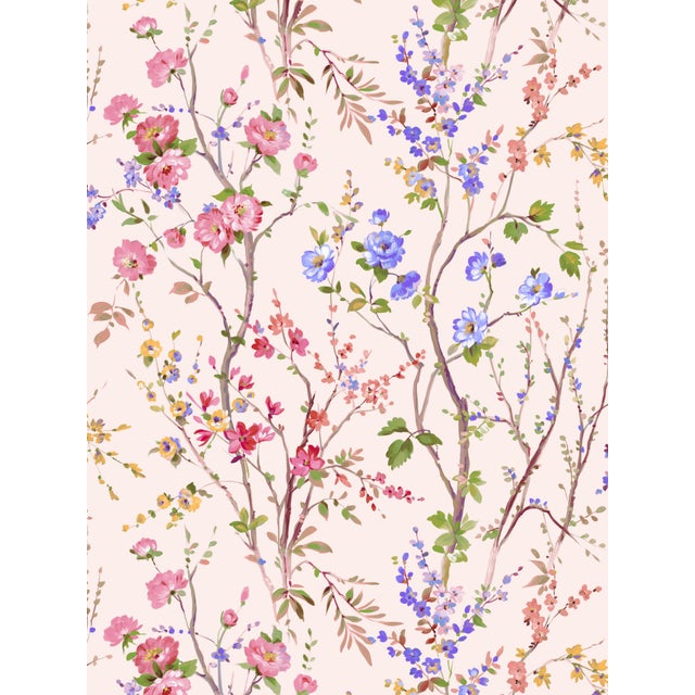 Hand-painted impressionist florals create an indoor garden oasis with our Potpourri wallcovering, offered in six...