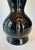 Mid-Century Modern 1960's Mid-Century Modern Glossy Black Ceramic Gold Spatter Table Lamp 16.25" For Sale - Image 3 of 7