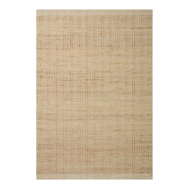 Jean Stoffer x Loloi Cornwall Ivory / Natural 9'-3" x 13' Area Rug For Sale