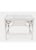 Mid 20th Century Vintage Child’s Palm Beach Style White Wicker Lift-Top Vanity Desk With Heart Mirror For Sale - Image 5 of 11
