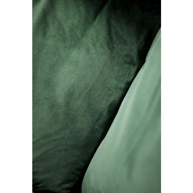 Vintage Norwegian Rosewood and Bottle Green Velour Sofa and Chair by Knut Sæter for Vatne Møbler, 1960s, Set of 2 For Sale - Image 12 of 18