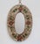 Glass Ceramic Flower-Motif Wall Mirror by La Roue, 1960s For Sale - Image 7 of 7
