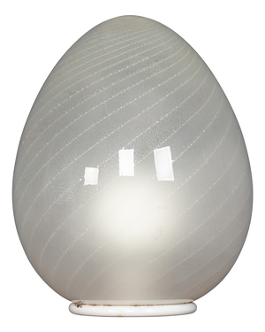 Vintage Italian Egg Shaped Table Lamp, 1980