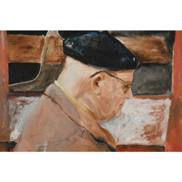 Joellyn Duesberry, Large Colorado Modernist Oil Painting Wharf Street Plein Air New Orleans Street, 1976 For Sale In Miami - Image 6 of 13