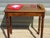 Charming Louis Philippe style desk, mid-19th century, crafted entirely from solid walnut. The top has rounded edges and is...