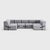 Not Yet Made - Made To Order Flexible U-Sofa from Ambivalenz, Set of 15 For Sale - Image 5 of 5