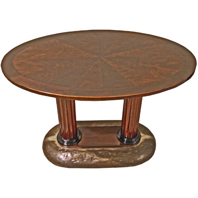 Art Nouveau Table in Beechwood Mahogany Massive and Veneer, Vienna, 1905 For Sale