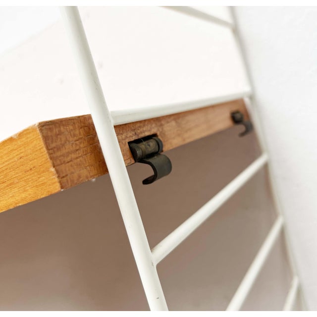 Mid-Century Modern White String Shelf from String Design Ab, Sweden, 1960s For Sale - Image 12 of 18